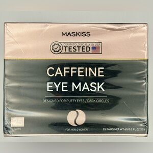 Maskiss Caffeine Eye Mask Designed for Puffy Eyes / Dark Circles Unisex 25 Pairs